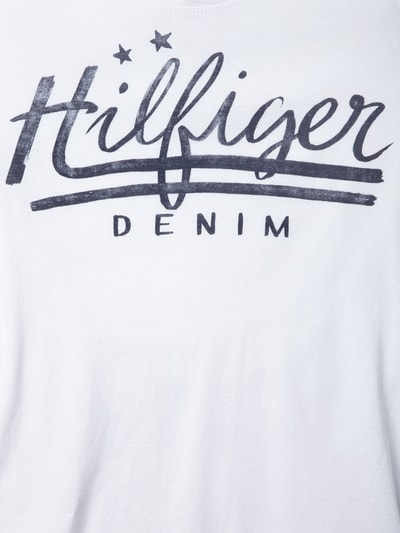 Tommy Jeans T-Shirt mit Logo-Print Weiss 2