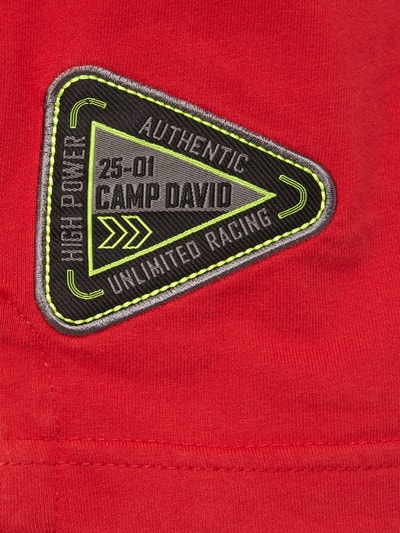 Camp David Poloshirt mit Logo-Details Rot 4