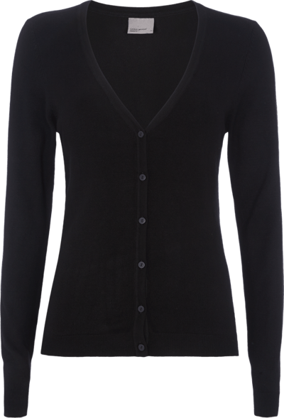 Vero Moda Strickjacke aus leichtem Viskose-Mix Black 4