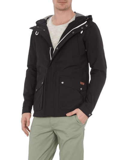 REVIEW Jacke mit Kapuze Black 4