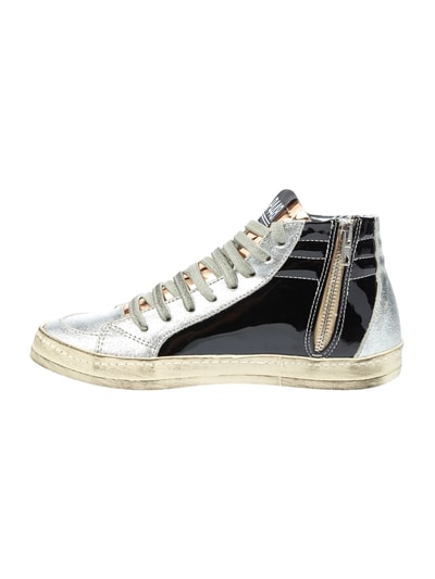 P448 High Top Sneaker in Metallicoptik (silber) online kaufen 