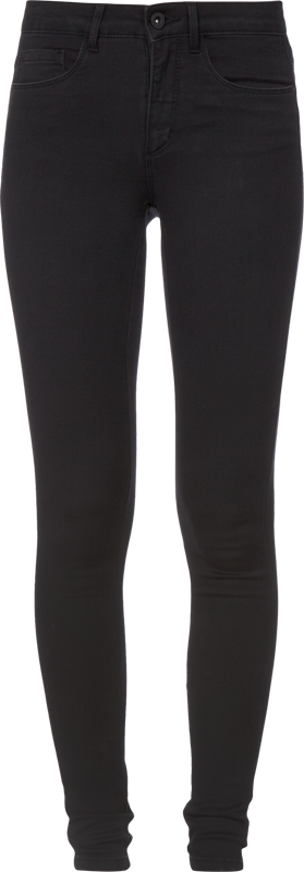 Only Jeggings aus Baumwoll-Mix Black 5