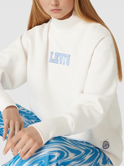 Levi's® Oversized Sweatshirt mit Logo-Stickerei Weiss 3