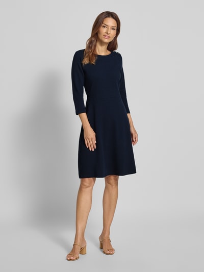 Tom Tailor Sukienka o linii A z czystej bawełny Granatowy 1