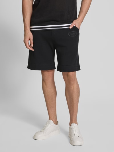 BOSS Green Sweatshorts mit Label-Stitching Modell 'Heritage' Black 4