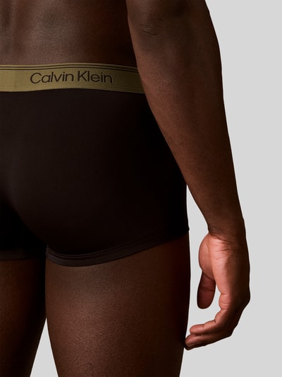 Calvin Klein Underwear Obcisłe bokserki z elastycznym paskiem z logo w zestawie 5 szt. Czarny 5