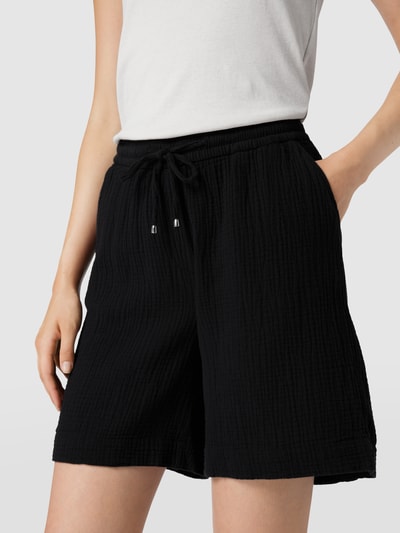 Christian Berg Woman Bermudas mit Strukturmuster Black 3