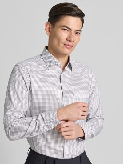 SEIDENSTICKER REGULAR FIT Regular fit zakelijk overhemd van katoen met button-downkraag Zand - 3