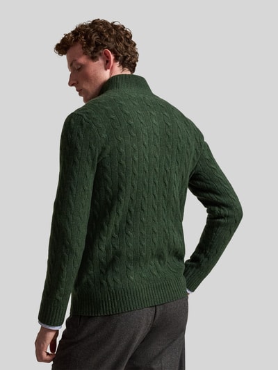 Polo Ralph Lauren Regular Fit Troyer aus Woll-Kaschmir-Mix Dunkelgruen 5