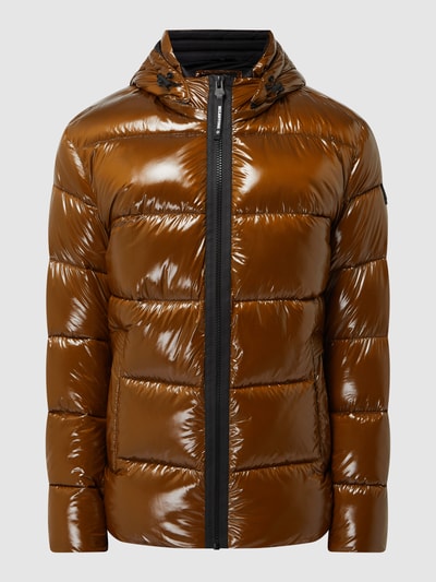 Milestone Steppjacke mit Kapuze Modell 'Bormio' Cognac 2