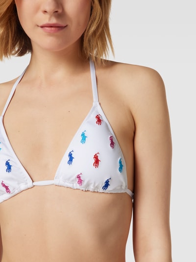 Polo Ralph Lauren Bikinitop met logostitchings Wit - 3