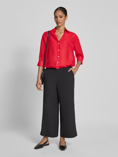 Zero Regular Fit Bluse mit 3/4-Arm Rot 1