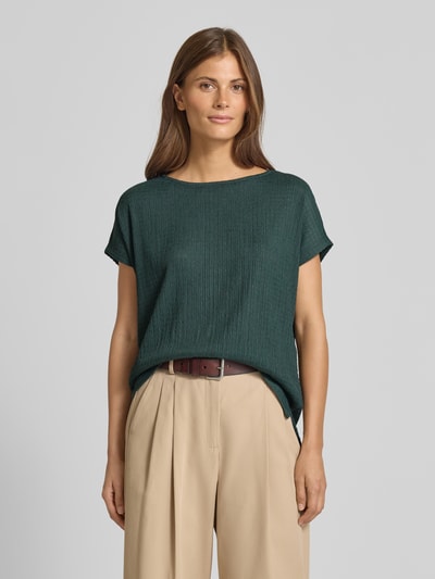 s.Oliver RED LABEL Relaxed Fit T-Shirt mit Stretch-Anteil Dunkelgruen 4