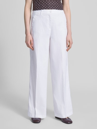 CAMBIO Leinenhose mit Eingrifftaschen Modell 'ADRIENNE' Weiss 4