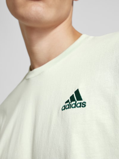 ADIDAS SPORTSWEAR T-shirt z wyhaftowanym logo Limonkowy 3