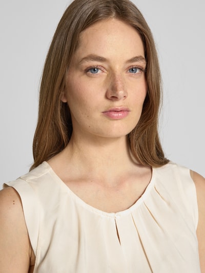 Soyaconcept Tanktop mit Raffungen Modell 'RADIA' Beige 3