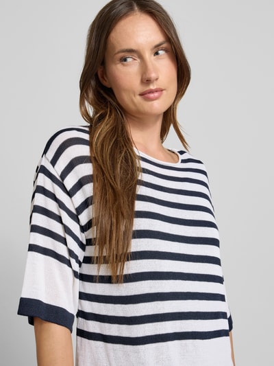 ROBE LÉGÈRE Regular Fit Midikleid mit 1/2-Arm Marine 3