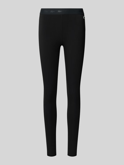 Lacoste Sport Slim fit sport-legging met logoprint Zwart - 1