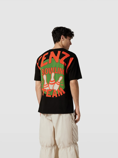 Kenzo T-Shirt mit Prints Black 5