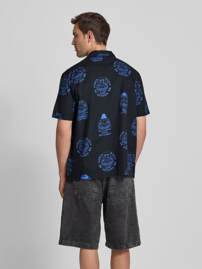 Edwin Regular fit vrijetijdsoverhemd met kentkraag Zwart - 5