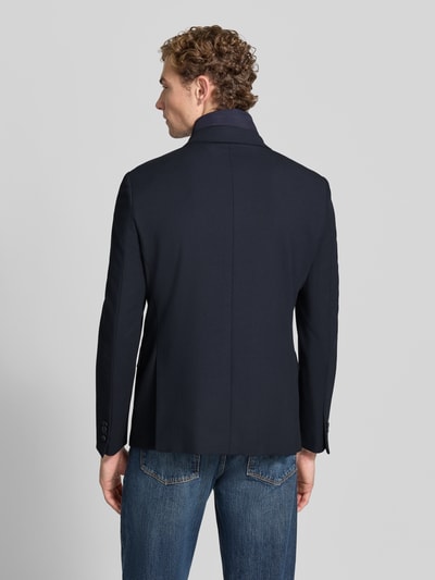 Manuel Ritz slim fit colbert met viscose Marineblauw - 5