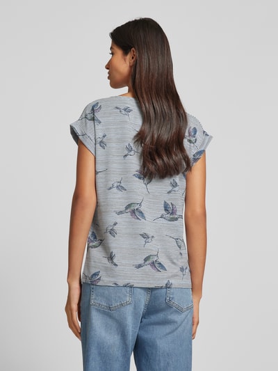 Soyaconcept T-shirt met ronde hals, model 'GALLINA' Lichtblauw - 5