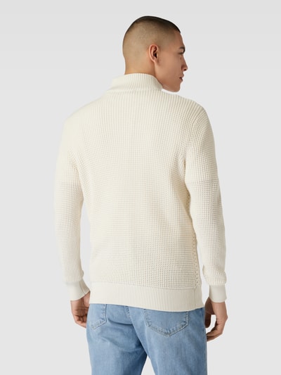 Esprit Collection Gebreide pullover met schipperskraag Offwhite - 5