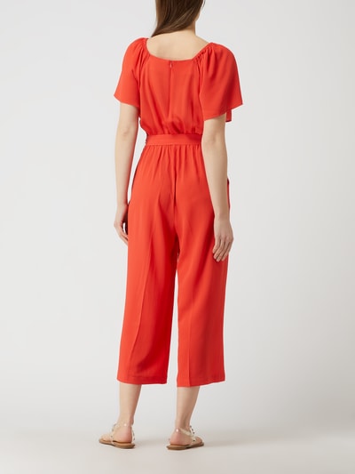 ICHI Jumpsuit met tailleriem, model 'Gitty' Rood - 4