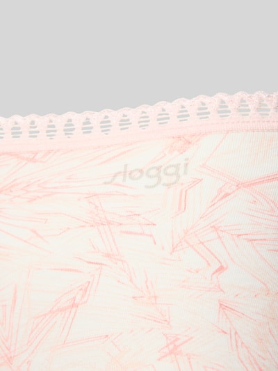 Sloggi slim fit panties met logoprint model 'Go Crush' in set van 3 Roze - 2