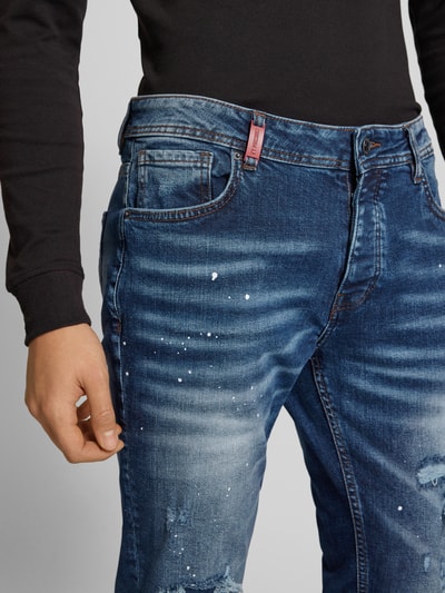 2Y Studios Slim Fit Jeans mit 5-Pocket-Design Modell 'VICTOR' Jeansblau 3