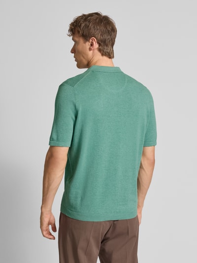 Fynch-Hatton Regular Fit Poloshirt in Strick-Optik Lind 5