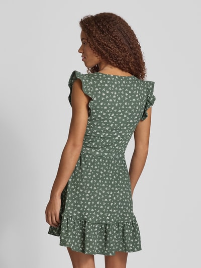 Only Tailliertes Minikleid mit Bindegürtel Modell 'HILLARY' Schilf 5