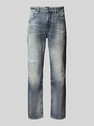 BOSS Orange Tapered fit jeans van puur katoen, model 'TROY BO CAST' Lichtgrijs - 2
