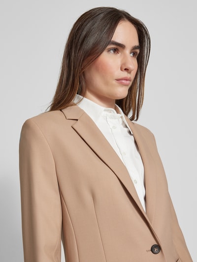 Calvin Klein Womenswear Blazer van viscose met reverskraag Beige - 3