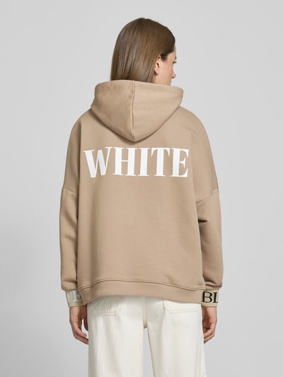 miss goodlife Oversized hoodie met statementprint Zand - 5
