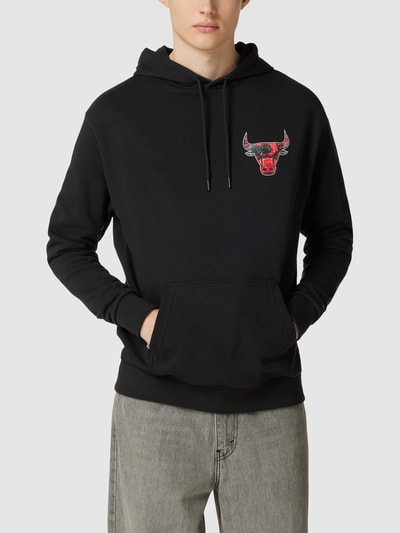 New Era Oversized hoodie met kangoeroezak, model 'TEAM LOGO' Zwart - 4