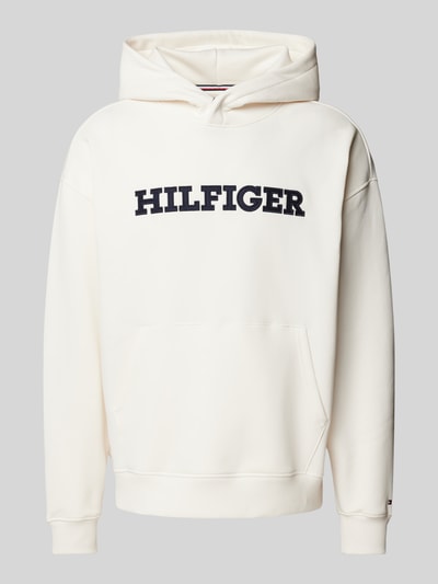 Tommy Hilfiger Hoodie met label- en logostitching Offwhite - 2