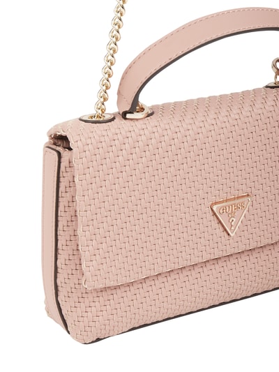 Guess Crossbodytas in gevlochten look, model 'Hassie'  Oudroze - 4