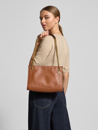 Lauren Ralph Lauren Leren handtas met labelhanger Cognac - 1