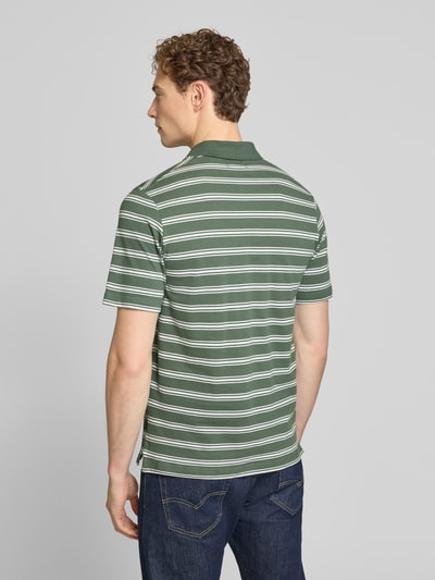 JACK & JONES Premium Regular Fit Poloshirt mit Logo-Stitching Modell 'Adam' Khaki 5