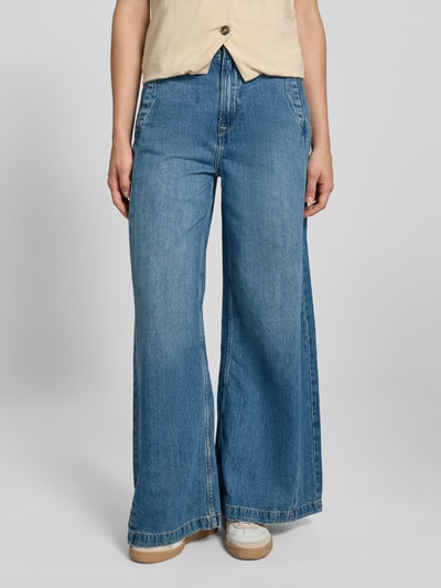Pepe Jeans Wide Leg Jeans aus Baumwoll-Mix Modell 'JAIMY' Blau 4