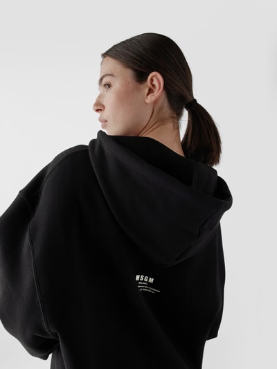 MSGM Hoodie mit Motiv-Print Schwarz 3