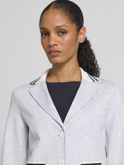 Marc Cain Blazer mit Reverskragen Hellgrau Melange 3