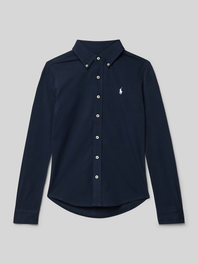 Polo Ralph Lauren Teens Regular fit zakelijk overhemd met button-downkraag Donkerblauw - 1