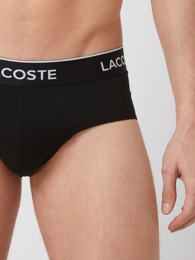 Lacoste Slip met stretch in set van 3 stuks Wit - 4