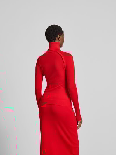 Victoria Beckham Longsleeve mit Rollkragen Rot 5