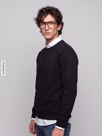 Pepe Jeans Regular Fit Sweatshirt Modell 'Jefferson' Black 4