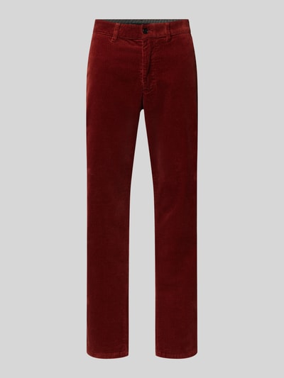 Christian Berg Men Corduroy broek met steekzakken Bordeaux - 2