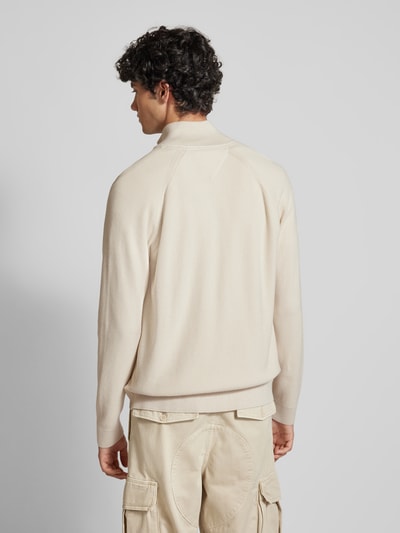 Tommy Jeans Gebreid jack met labelpatch Beige - 5