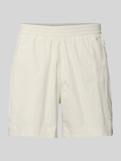 BLKVIS Szorty o kroju relaxed fit z nadrukiem z logo Złamany biały 2